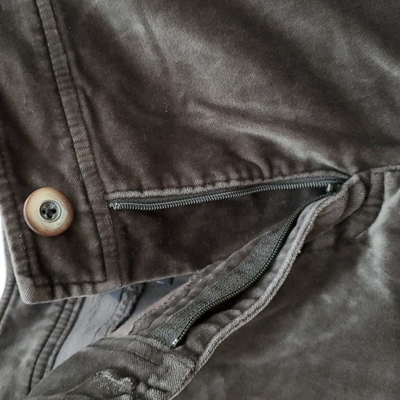 Eileen Fisher, High Waist Ankle Straight Leg Pants, Color Dark Olive, Size XL - Picture 6 of 8